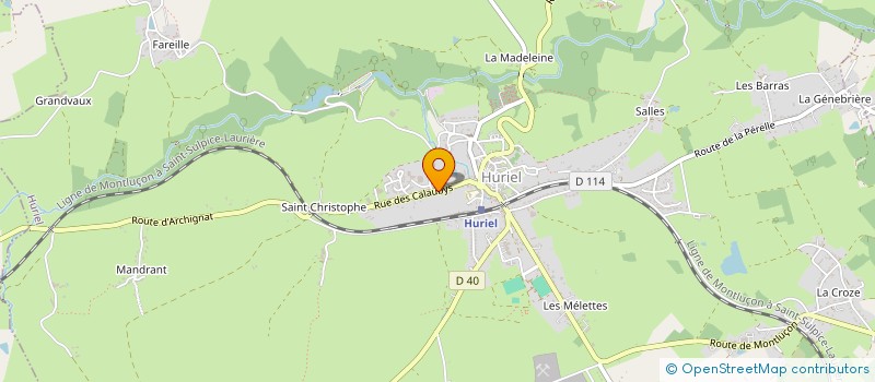 localisation de l'entreprise LE TRIAL 2 LUCIE  HURIEL