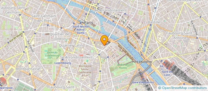 localisation de l'entreprise LE TRIAMBULE  PARIS