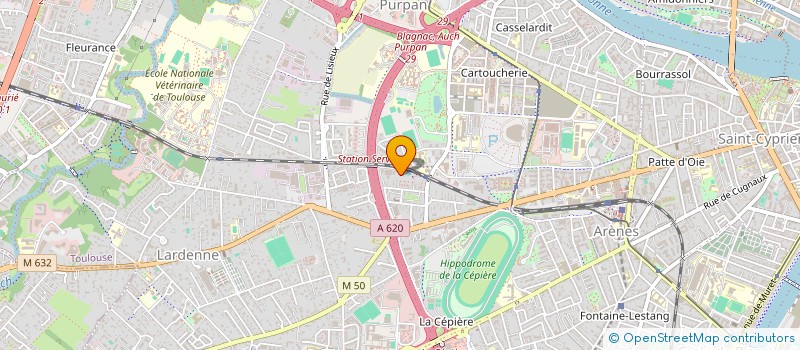 localisation de l'entreprise LE TRIANGLE D'I - THIOPIA à TOULOUSE