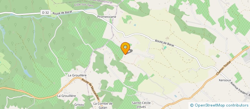 localisation de l'entreprise LE TRIANGLE D'OR  GAILLAC