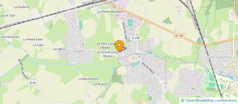 localisation de l'entreprise LE TRIANGLE DES ARTISTES à AIGNE