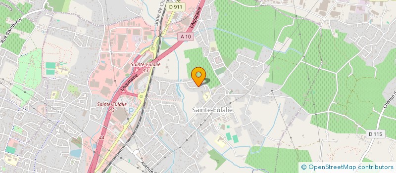 localisation de l'entreprise LE TRIANGLE DES CAGOUILLES à SAINTE-EULALIE