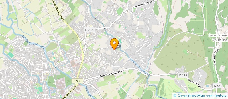 localisation de l'entreprise LE TRIANON  L'ISLE-SUR-LA-SORGUE