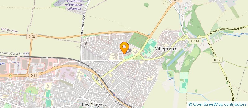 localisation de l'entreprise LE TRIANON  VILLEPREUX