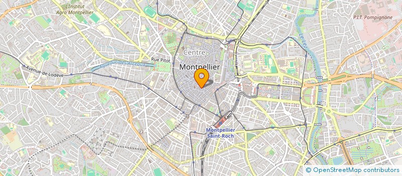 localisation de l'entreprise LE TRIANON à MONTPELLIER