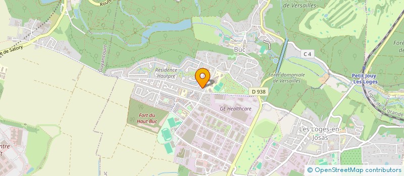 localisation de l'entreprise LE TRIANON PIRON CAROF  BUC