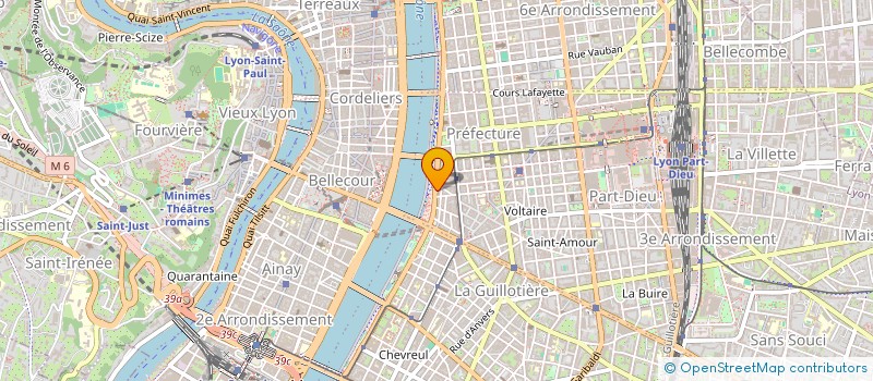 localisation de l'entreprise LE TRIBE  LYON