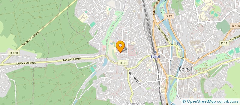 localisation de l'entreprise LE TRIBU DU BIEN-ETRE  EPINAL