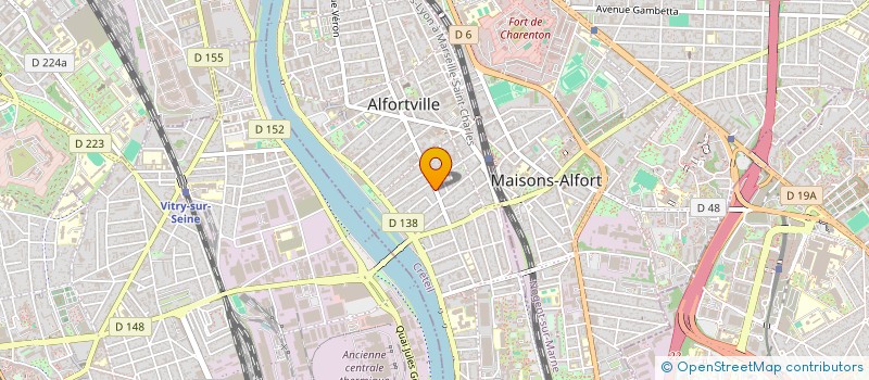 localisation de l'entreprise LE TRIDENT  ALFORTVILLE