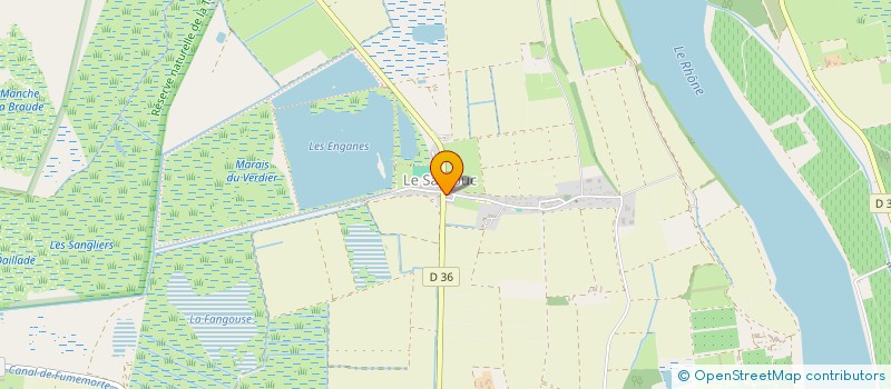 localisation de l'entreprise LE TRIDENT à ARLES