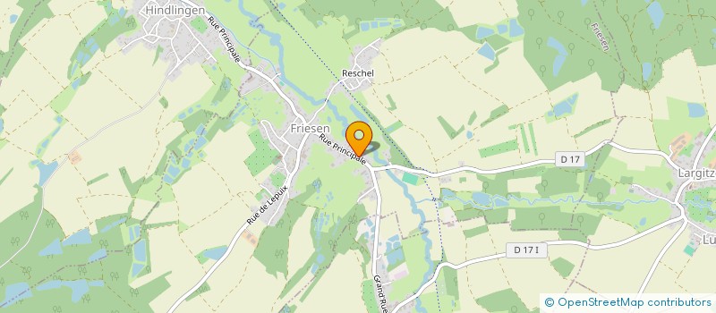 localisation de l'entreprise LE TRIDENT  FRIESEN