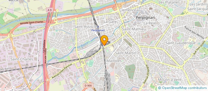 localisation de l'entreprise LE TRIDENT CATALAN  PERPIGNAN