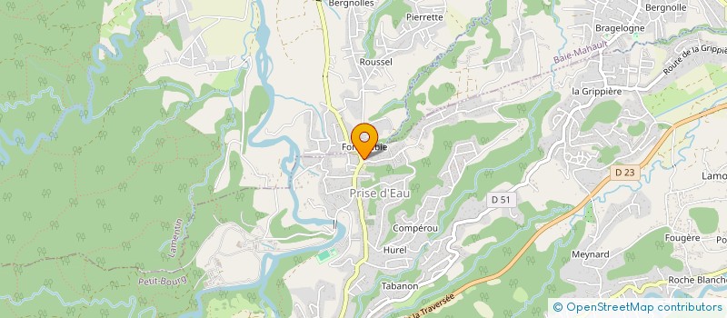 localisation de l'entreprise LE TRIDENT RASPAIL à PETIT-BOURG