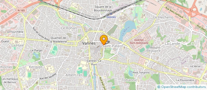 localisation de l'entreprise LE TRIDENT S.A. à VANNES
