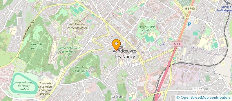 localisation de l'entreprise LE TRIHOME  VANDUVRE-LES-NANCY