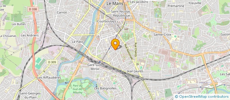 localisation de l'entreprise LE TRINITA à LE MANS