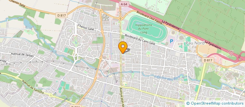 localisation de l'entreprise LE TRINQUET à PAU