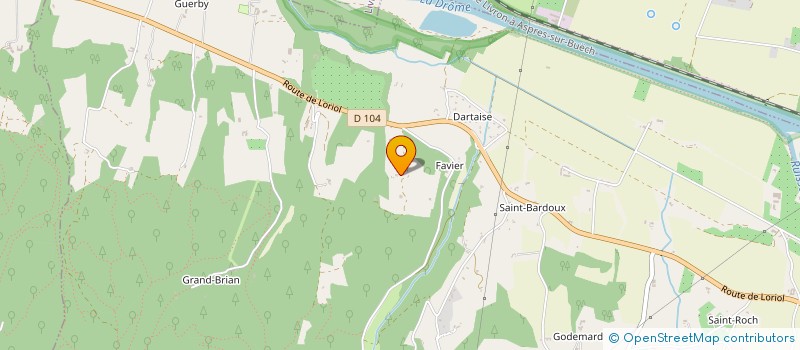 localisation de l'entreprise LE TRINQUET à GRANE
