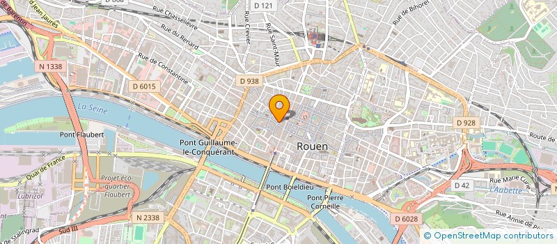 localisation de l'entreprise LE TRIO à ROUEN