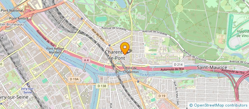 localisation de l'entreprise LE TRIO  CHARENTON-LE-PONT