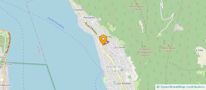 localisation de l'entreprise LE TRIO  VEYRIER-DU-LAC