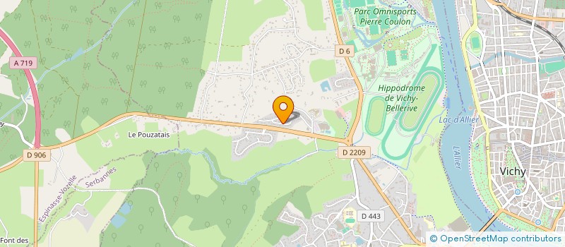 localisation de l'entreprise LE TRIO CHANTANT  BELLERIVE-SUR-ALLIER