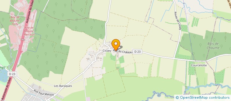 localisation de l'entreprise LE TRIOLET  CHASSAGNE-MONTRACHET