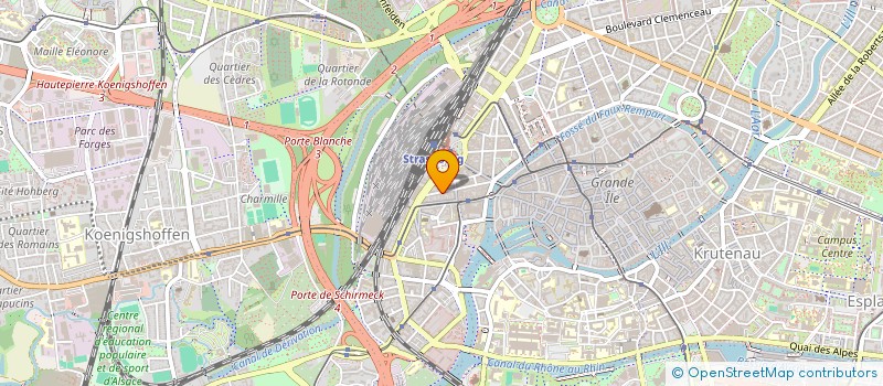 localisation de l'entreprise LE TRIOLET à STRASBOURG