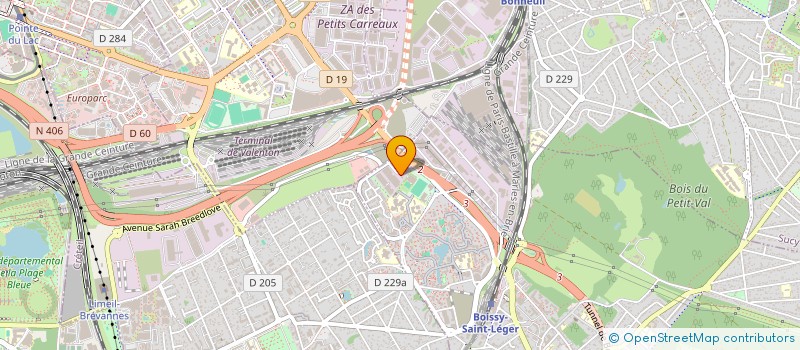 localisation de l'entreprise LE TRIOLET  BOISSY-SAINT-LEGER