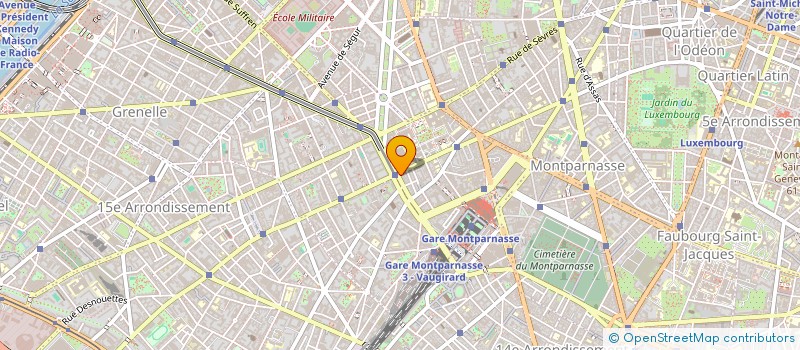 localisation de l'entreprise LE TRIOMPHE  PARIS