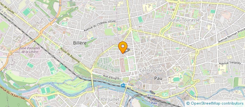 localisation de l'entreprise LE TRIPORTEUR à PAU