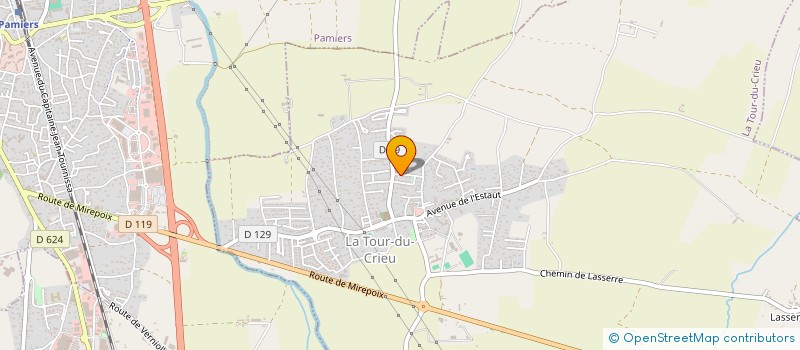 localisation de l'entreprise LE TRIPORTEUR ARIEGEOIS à LUDIES