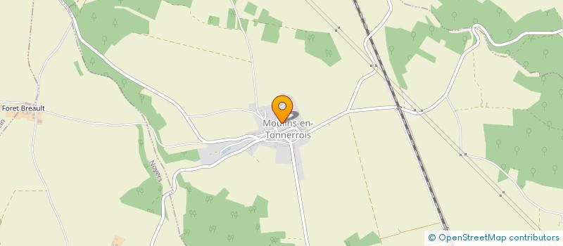 localisation de l'entreprise LE TRIPTYQUE à MOULINS-EN-TONNERROIS