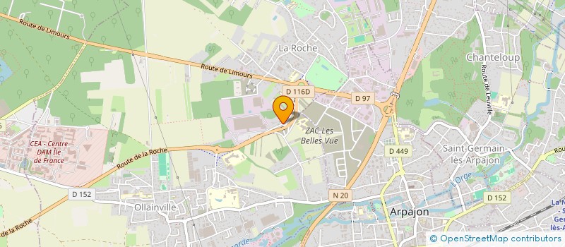 localisation de l'entreprise LE TRITON  OLLAINVILLE