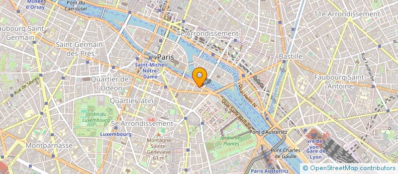 localisation de l'entreprise LE TRITON BRIOCHIN  PARIS