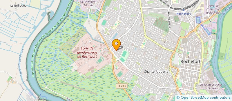 localisation de l'entreprise LE TRITTON  ROCHEFORT