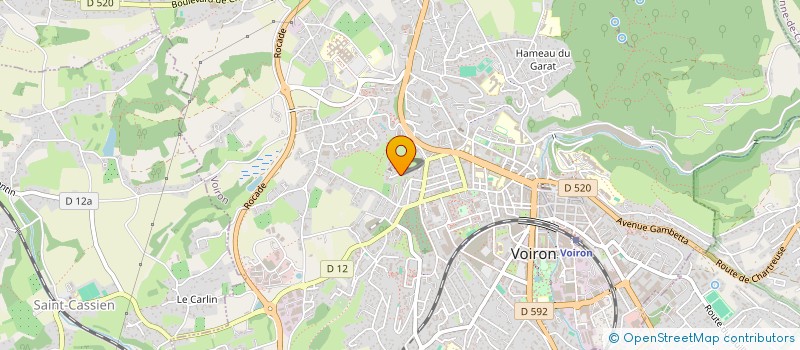 localisation de l'entreprise LE TRIUM  VOIRON