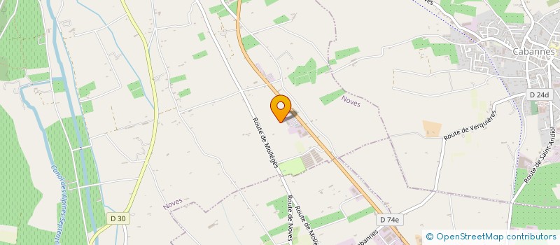 localisation de l'entreprise LE TROC DU PRO  NOVES