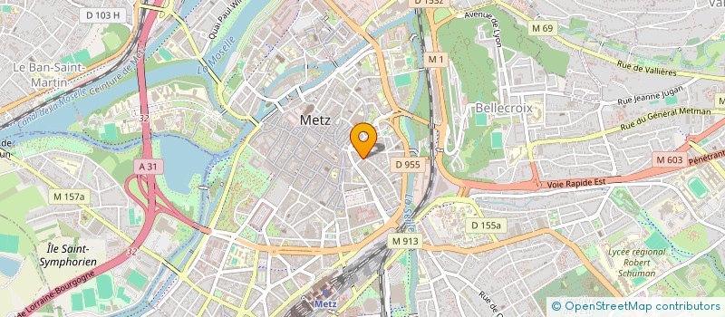 localisation de l'entreprise LE TROC MEGASOFT  METZ