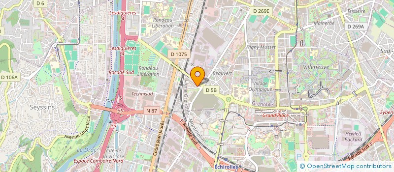 localisation de l'entreprise LE TROGALO à GRENOBLE