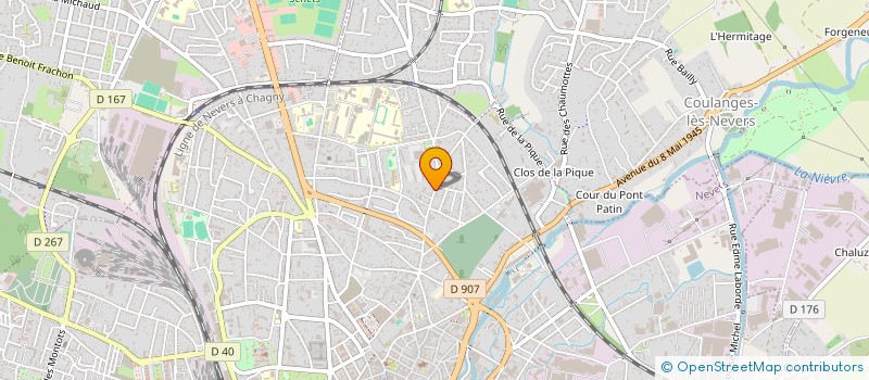 localisation de l'entreprise LE TROIS TEMPS DES SAULES à NEVERS