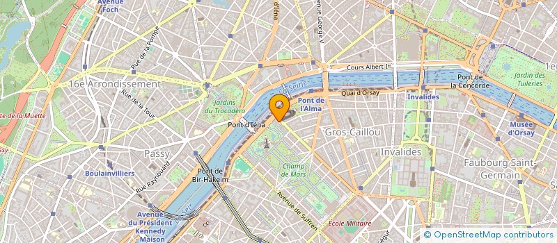 localisation de l'entreprise LE TROISIEME SENS  PARIS