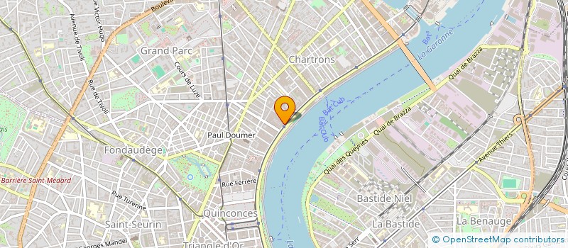 localisation de l'entreprise LE TROISIEME SOLEIL à BORDEAUX