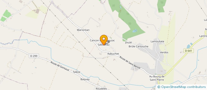 localisation de l'entreprise LE TRONC  GONTAUD-DE-NOGARET