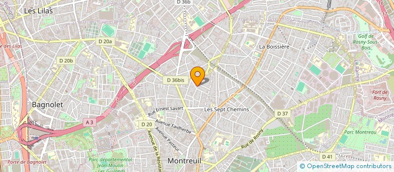 localisation de l'entreprise LE TROP PLEIN MONTREUIL à MONTREUIL