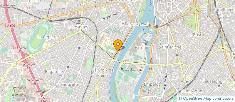 localisation de l'entreprise LE TROPIC II à TOULOUSE