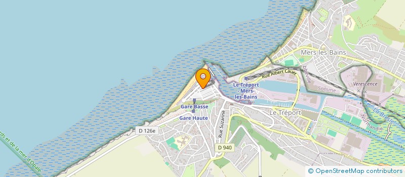 localisation de l'entreprise LE TROPICAL  LE TREPORT