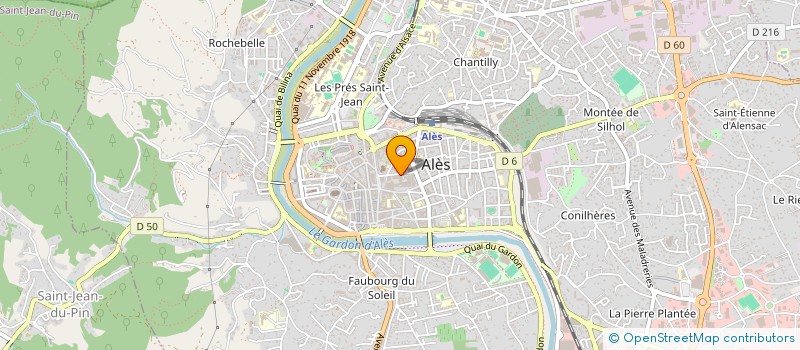 localisation de l'entreprise LE TROPICAL à ALES