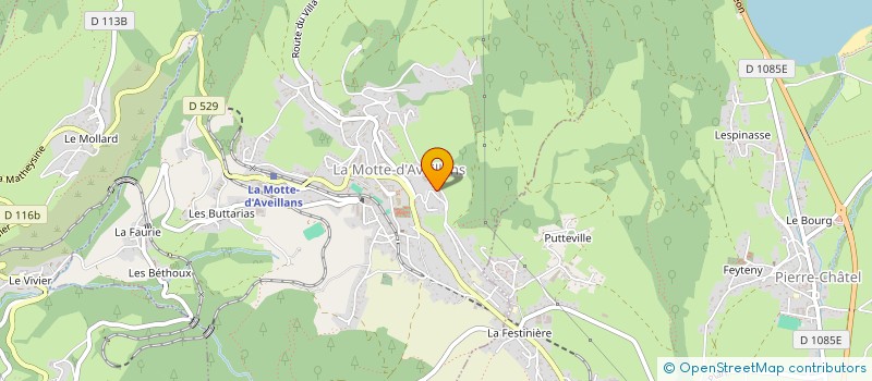 localisation de l'entreprise LE TROPICAL  LA MOTTE-D'AVEILLANS