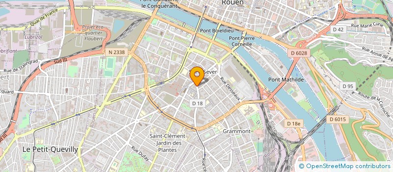 localisation de l'entreprise LE TROPICAL à ROUEN